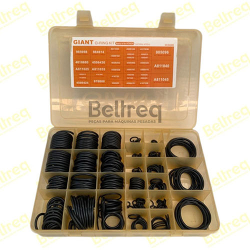 Kit Anéis 383 Peças Oring Case Fiat New Holland 90 shore caixa Beltreq Peças