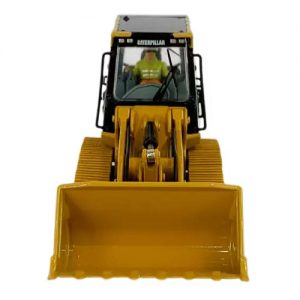 Miniatura carregadeira esteira cat 963k escala 1:50 frente Beltreq Peças